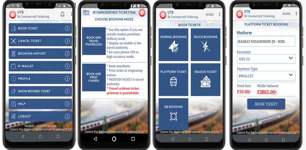 indian railway apps